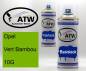 Preview: Opel, Vert Bambou, 10G: 400ml Sprühdose + 400ml Klarlack - Set, von ATW Autoteile West.